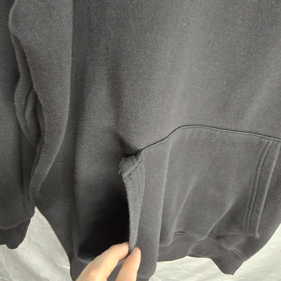 Misguided Playboy XL Oversized Hoodie W/ Pink Logo And Large Print On Back - Picture 3 of 12